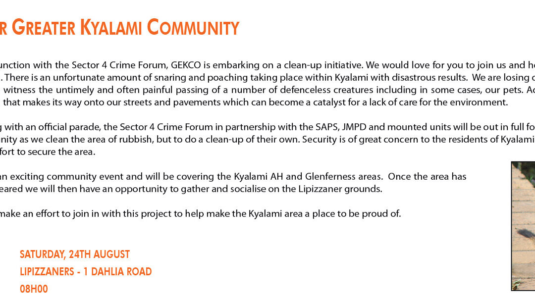 Snare Clean-up- 24/08/2013